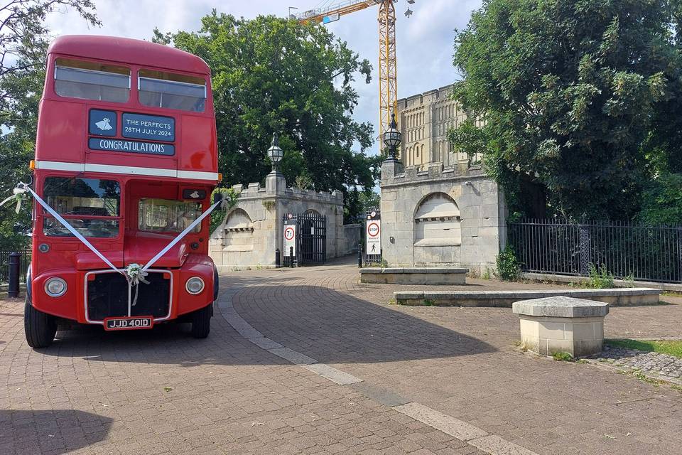 Outside Norwich Castle