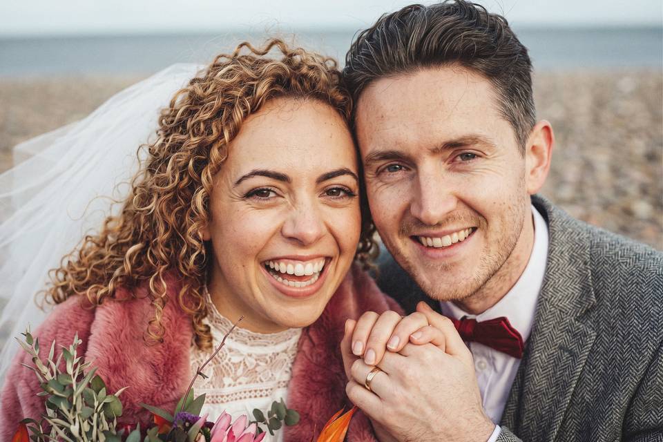 A beach wedding like no other