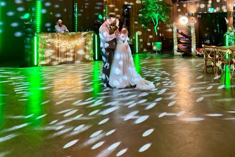 Wedding DJ Setup & Lighting