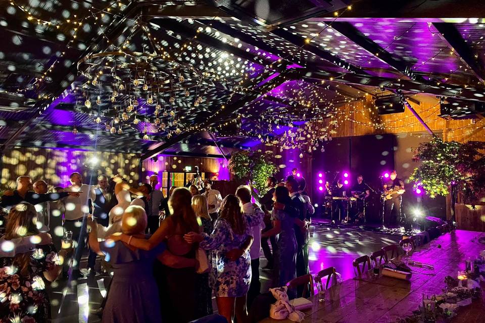 Wedding Band Setup & Lighting