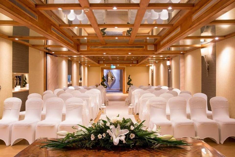Light-filled ceremony space