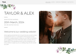 Wedding Website hitched