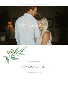 Wedding Website hitched